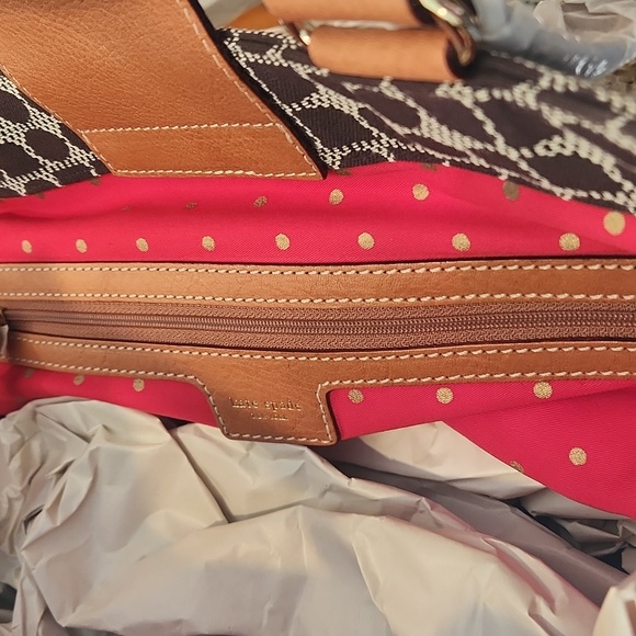 Kate Spade classic noel small coal, chocolate tote - Picture 6 of 10